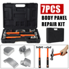 7PCS Black Car Dent Repair / Removal Hammer Set avec boîte à outils portable