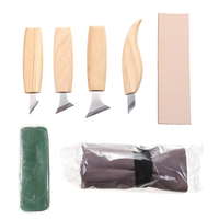 7pcs bois sculpté cutter épluchant courbé boiseries sculptural sculpture outil ensemble