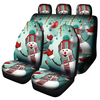 7PCS Christmas Print Car Auto Cover Seat Cover Protector Universal Fit Pour SUV