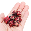 7pcs dés dés polyédriques ensemble de dés mulitided jeu de dés avec coupe