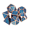 7pcs dés polyédriques métal antique multisided dés définir le jeu de rôle gadget dés