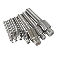7pcs M3-M12 HSS Fraise à fraiser Fraise à fraiser