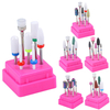 7pcs Nail Drill Container Box Rectification Supprimer UV Gel Auroras Nail Art Outils De Conception Ensemble