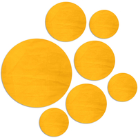 7pcs rond 3d miroir sticker art mural sticker mural salle de bain maison bricolage décor amovible