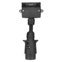 7pin rond femelle au convertisseur de remorquage électrique adaptateur femelle de remorque à 7 broches