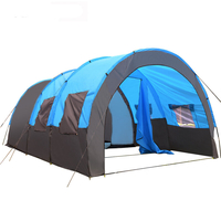 8-10 Personne Grande Tente Étanche Grande Chambre Tente Familiale Camping En Plein Air Garden Party Parasol Auvent