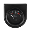 8-16V 2 `` 52mm jauge de tension voltmètre jauge de pression dhuile Auto voiture blanc