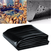 8-32ft tailles Fish Pond Liner Jardins Piscines PVC Membrane Renforcée Couverture Paysagère