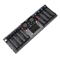 8 Channel 18650 Lithium Battery Capacity Tester Module MAh MWh Digital Battery Power Detector Module 18650 Battery Teste