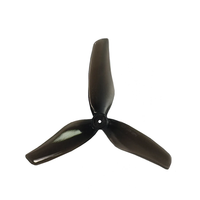 8 Pairs Gemfan Hurricane 2009 2 Inch 3-Blade Clear Black Propeller 1.5mm 1 Hole for 1103 Motor RC FPV Racing Drone