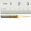 8 Pcs 0.1mm 10 Degrés Fond Plat PCB Gravure Bit Titane Enduit Carbure CNC Routeur Outil
