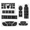 8 Pcs Auto Mat Noir Interrupteur Bouton De Réparation Autocollants Autocollants Siège De Fenêtre Pour GM Buick Encore 20