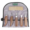 8 Pcs Outils De Sculpture Sur Bois Ensemble Crochet Sculpture Lame Détail Lame En Bois Lame Taillante Lame Oblique Coupe