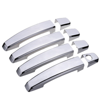 8 pcs Set ABS Chrome Porte Poignée Couverture Pour Vauxhall Antara Insigne Meriva Zafira