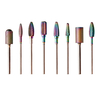 8 pièces 3/32 pouces électrique ongles forets tungstène acier alliage Gel enlèvement manucure outil