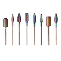 8 pièces 3/32 pouces électrique ongles forets tungstène acier alliage Gel enlèvement manucure outil