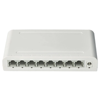 8 Port Gigabit Data Switch Network Hub Desktop Ethernet Splitter Plug and Play Shielded Ports Fanless Quiet Mini Portabl