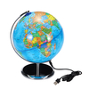 8 pouces support rotatif monde globe carte enfants jouet école étudiant cadeau éducatif