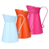 8 pouces Vintage Shabby Colorful Fleur Vase Pichet Titulaire De La Cruche De Mariage Décor À La Maison