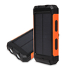 8000MAH étanche chargeur solaire de banque dénergie solaire intégré dans la boussole double USB Portable 2 LED lumi