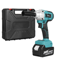 800N.m 388VF 22900mAh Clé Électrique Moteur Brushless Outil De Travail Du Bois avec Manches Batterie