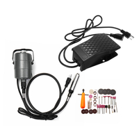 800W 110V vitesse variable électrique Die Grinder Set 48 Outil rotatif à arbre flexible