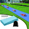 800x150cm glissière deau été enfants adultes surf gonflable course voies de course jardin extérieur