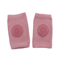 80% coton été genouillères à pois pour enfants antidérapant respirant rampant chaussettes de genou en bas âge équipement