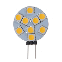 80Lm G4 9SMD 5050 1.2W Lampe dambiance de décoration blanc pur LED