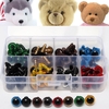 80pcs 12mm artisanat en plastique Colorful yeux de sécurité pour ours en peluche poupées jouet bricolage fabrication acc