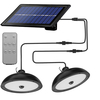 80W 900LM lampe solaire avec télécommande Induction suspension étanche Super lumineux extérieur jardin cour Camping