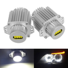 80W LED Angel Eyes Lights Ampoules Sans Erreur 6000K Blanc pour BMW E90 E91 Série 3 325i 328i 335i 2004-2008