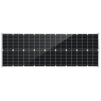 80W PET Flexible Double USB Panneau Solaire DC Sortie Batterie Chargeur Toit Bateau Voiture
