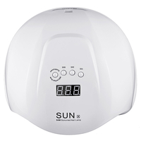 80W Professional 12W LED Lampe Sèche-ongles Gel Polonais Curing / w Minuterie