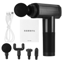 80W Smart Touch LED Masseur électrique à percussion 4 vitesses USB Rechargeable Deep Muscle Shock Vibration Relaxant The