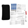 81 en 1 Seul Crochet en Acier Inoxydable Kit d