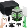 8/12/16 ligne 360 ° 4D ligne niveau laser lumière verte kit doutils de mesure croisée à nivellement automatique