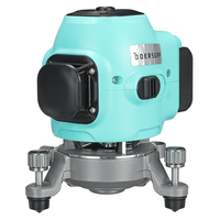 8/12/16 ligne 360 ° rotatif nivellement outil de mesure croisée kit doutils de niveau laser vert avec 1 pièces Batt