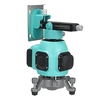 8/12/16 ligne 360 ° rotatif nivellement outil de mesure croisée kit doutils de niveau laser vert avec 2 pièces Batt