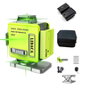 8/12/16 Line 4D Green Light Niveaux laser numériques Outils de mesure rotatifs à 360 ° à nivellement automatique avec 2