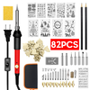 82 pièces 110 V ~ 240 V 60 W température réglable fer à souder électrique Kit de soudage bricolage éléments de noël