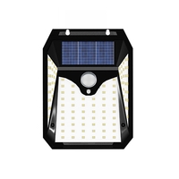 82LED capteur de mouvement lumière solaire lampe murale extérieure Induction du corps humain lumière solaire alimenté au
