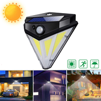 84LED COB Solar Light PIR Lampe de lumière extérieure à la maison