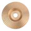 84mm 100mm bois ponçage sculpture façonnage disque plat arc biseau meule outil pour meuleuse dangle