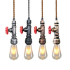 85-265V Rétro Pendentif Plafond E27 Lampe Ampoule Alliage 116cm Décoration De La Maison
