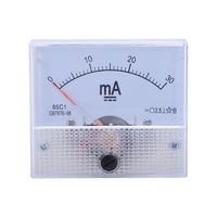 85C1 DC mA Ampèremètre 0-10MA 30MA 50MA 100MA Analog Current Meter Panel Ampèremètre