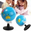 8.5cm World Globe Atlas carte avec support pivotant géographie jouet éducatif décor à la maison cadeau