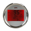 85mm 12 V 24 V numérique GPS compteur de vitesse odomètre 0-999 noeuds km / h mph avec rétro-éclairage pour yacht bateau