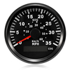 85mm 60KM / H 35MPH GPS Compteur de vitesse compteur kilométrique 35MPH Moteur de camion voiture en acier inoxydable
