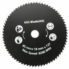 85mm 72 dents HSS lame de scie circulaire lame de coupe rotative pour outil rotatif